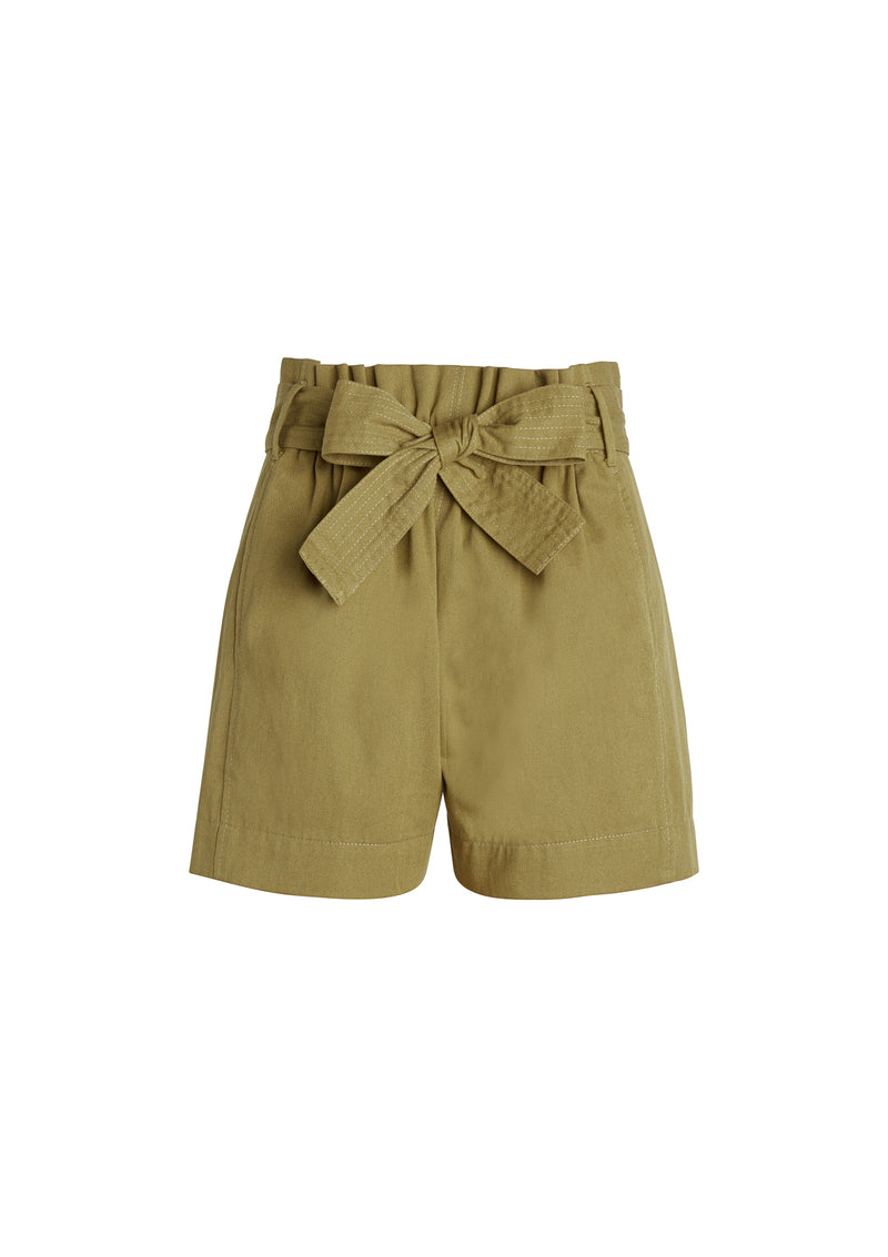 REESE PAPERBAG COTTON SHORTS - AMMANDRA